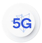 An icon representing 5G