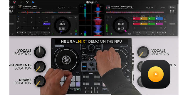 Realtime instrument isolation in DJ Pro