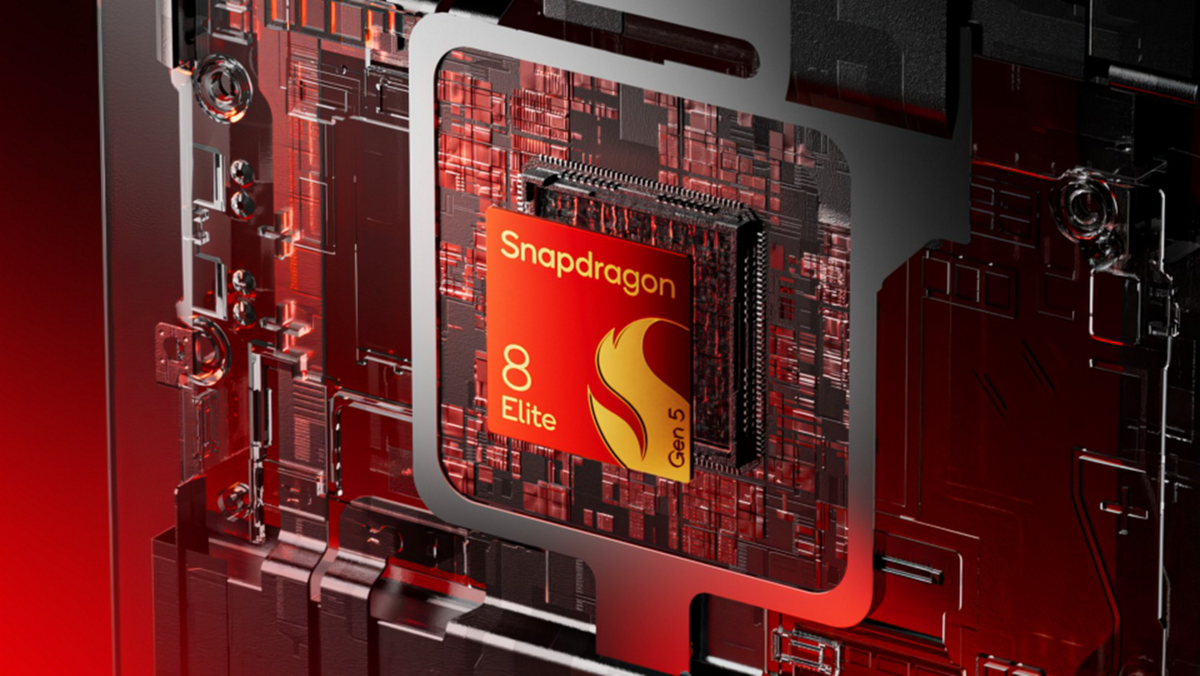 Qualcomm Snapdragon 8 Elite Gen 5 chip, manufactured by TSMC, product render