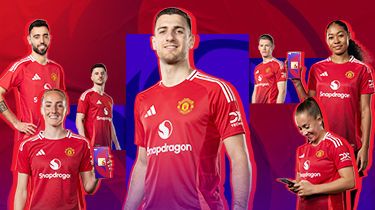 Snapdragon is officially Manchester United s front of shirt partner