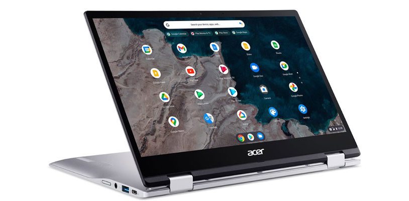 The Acer Chromebook Spin 513 and Acer Chromebook Enterprise Spin 513, powered by the Snapdragon 7c compute platform