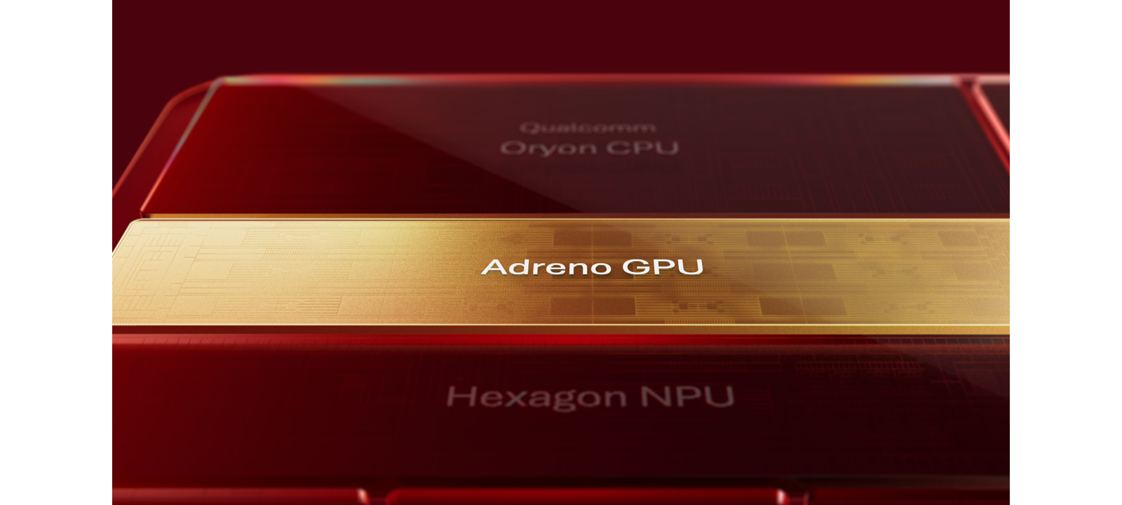 Illustration officielle de l’architecture graphique Qualcomm Adreno Neural Fusion pour les jeux mobiles