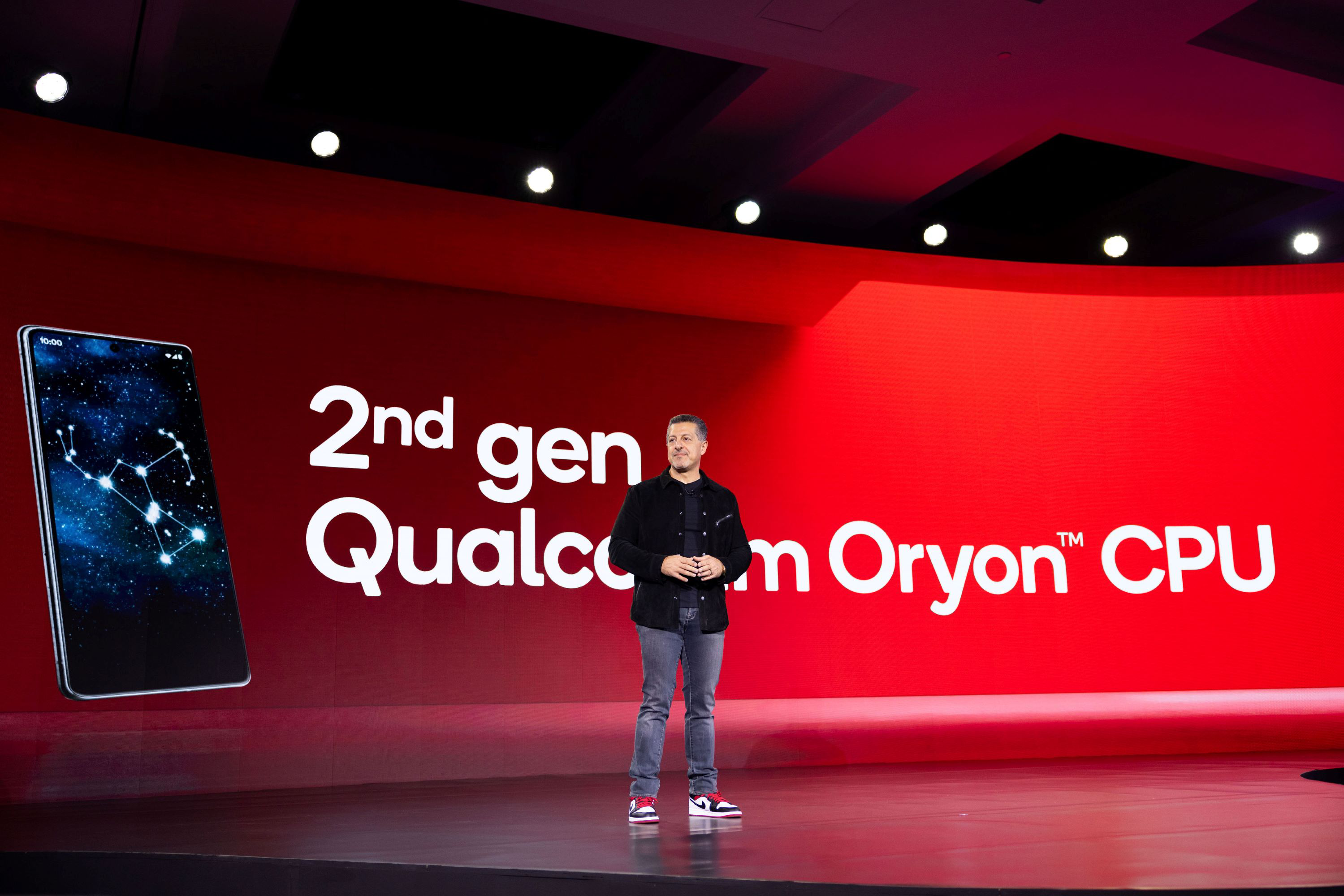 Alex Katouzian, group GM of mobile, compute and XR for Qualcomm Technologies, Inc., took the stage at Snapdragon Summit 2024 to unveil the Snapdragon 8 Elite, built with a custom second-generation Qualcomm Oryon CPU.