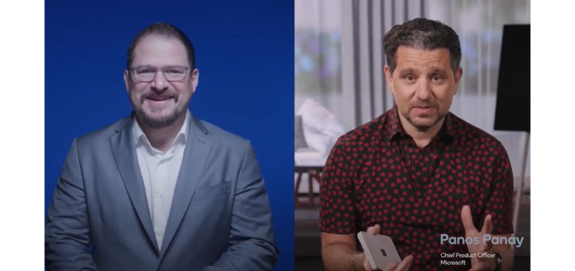 Qualcomm President Cristiano Amon and Microsoft Chief Product Officer Panos Panay discuss App Assure Program during Qualcomm IFA 2020 Press Conference