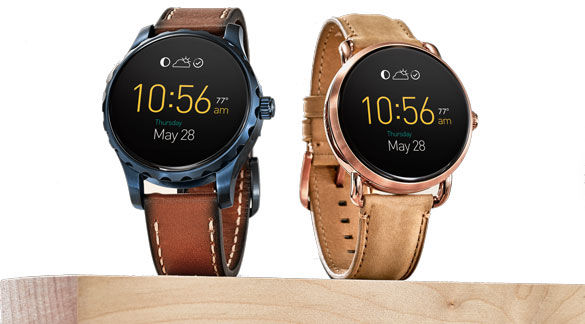 Fossil q wander silver smartwatch sale