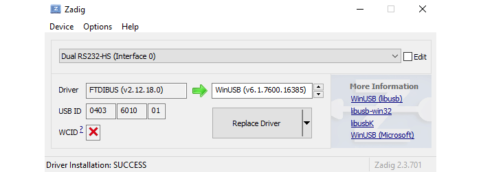 Installing