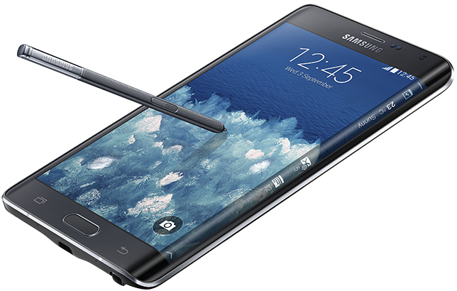 Samsung GALAXY Note Edge Smartphone with a Snapdragon 805