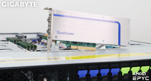 Qualcomm Cloud AI 100, AMD EPYC 7003 Series Processor, and Gigabyte