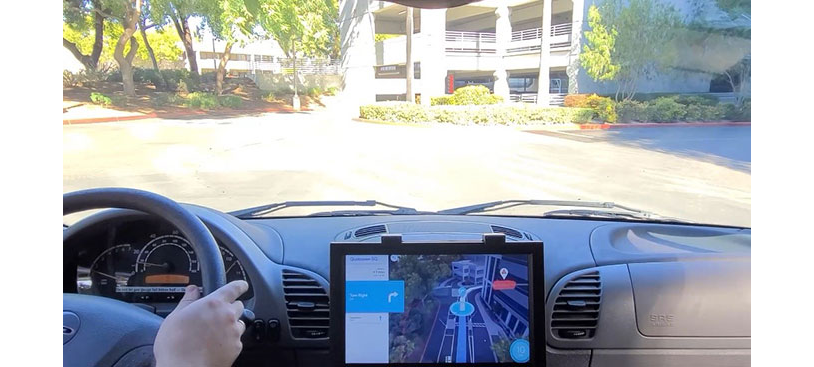 Real-time navigation with high-resolution 3D maps.