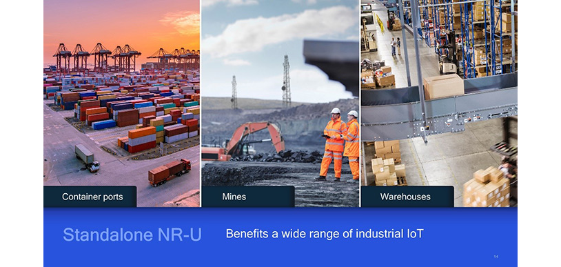 Standalone NR-U benefits a wide range of industrial IOT