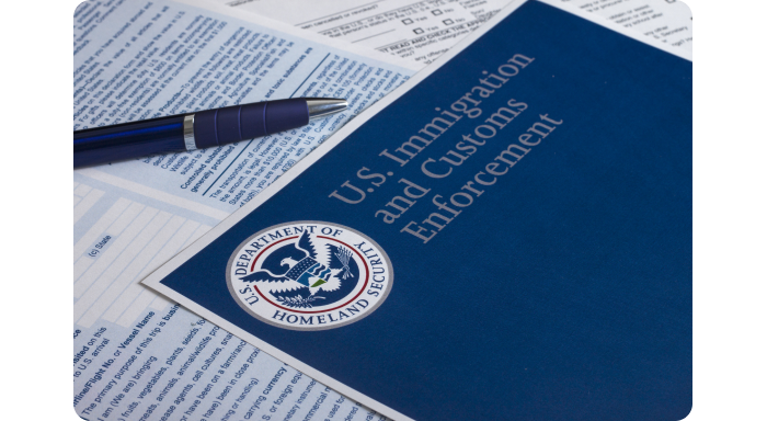 U.S. Immigration and Customs Enforcement symbol
