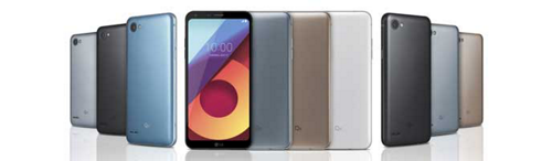 Snapdragon powers the LG Q6 series: mid-range smartphones