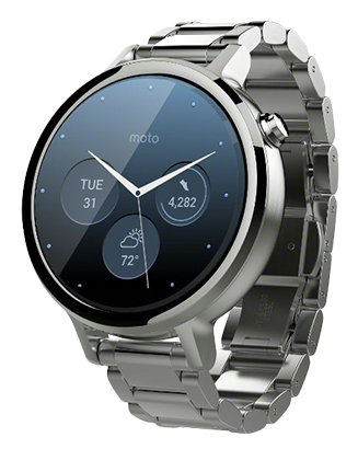 Moto 360 2nd hot sale gen stainless steel