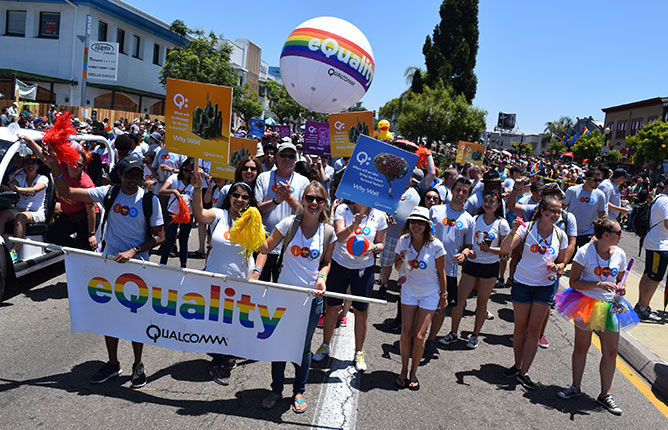 Qualcomm Celebrates Diversity At The San Diego Pride Parade | Qualcomm