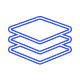 blue platform icon