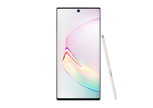 Samsung Galaxy Note10 Smartphone with a Snapdragon 855 processor