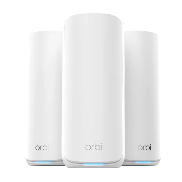 NETGEAR Orbi 370 Series Dual-Band Wi-Fi 7 Mesh 3-Pack, Qualcomm
