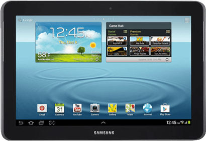 Samsung Galaxy Tab 2 10.1 LTE with a 