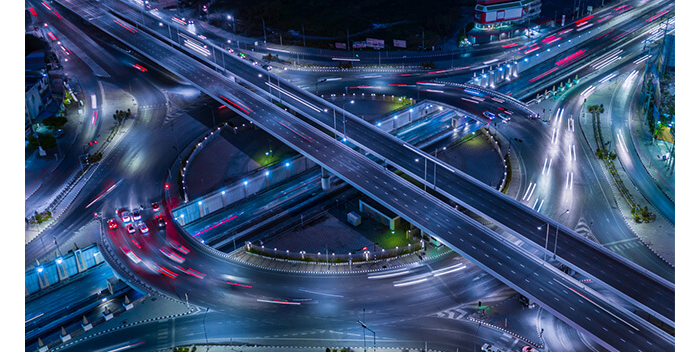 Busy highway