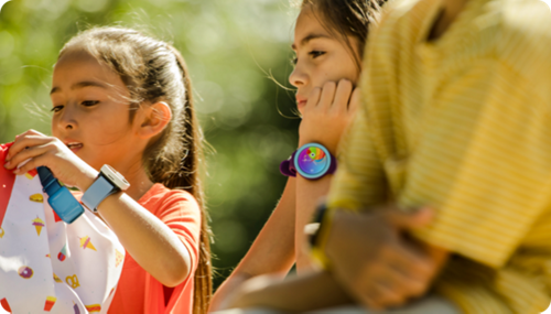 kids wearing watch