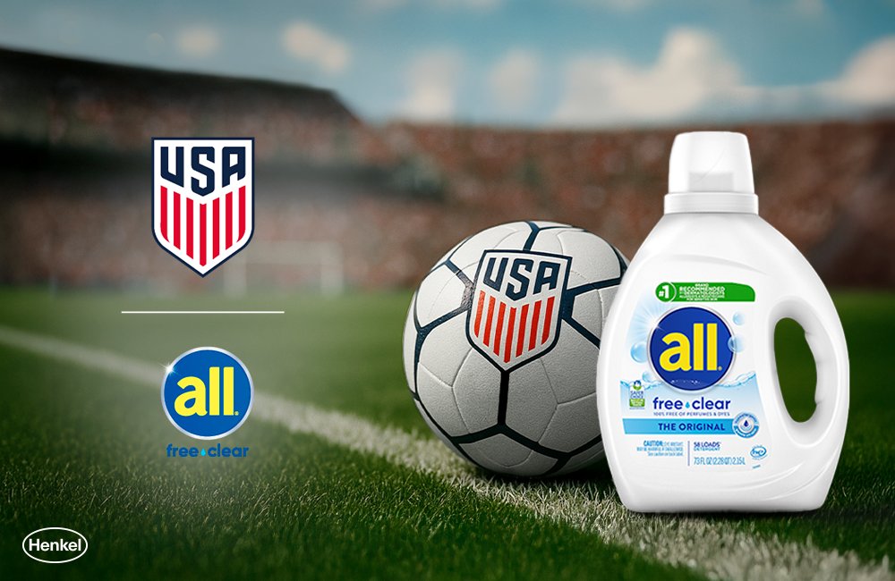 all free clear — Official Sponsor of U.S. Soccer