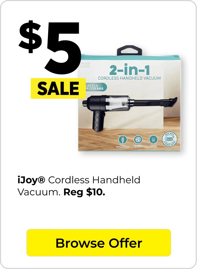 $5 vacuum