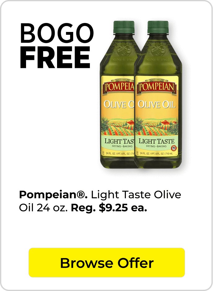 BOGO free olive oil