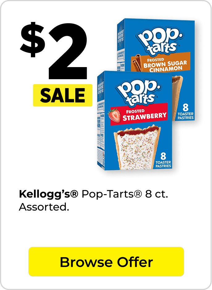 $2 poptarts