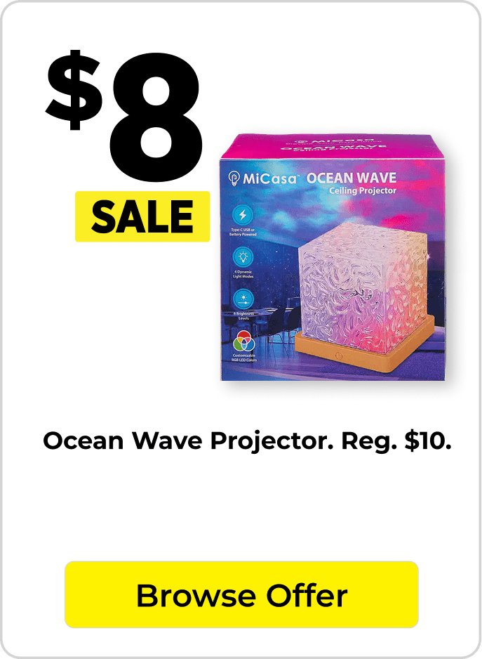 $8 wave projector