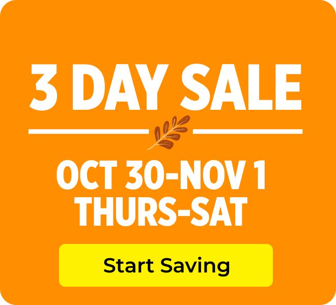 Promo: Holiday 3 Day sale