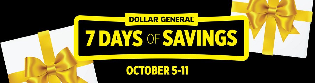 7 Days of Savings October 5-11