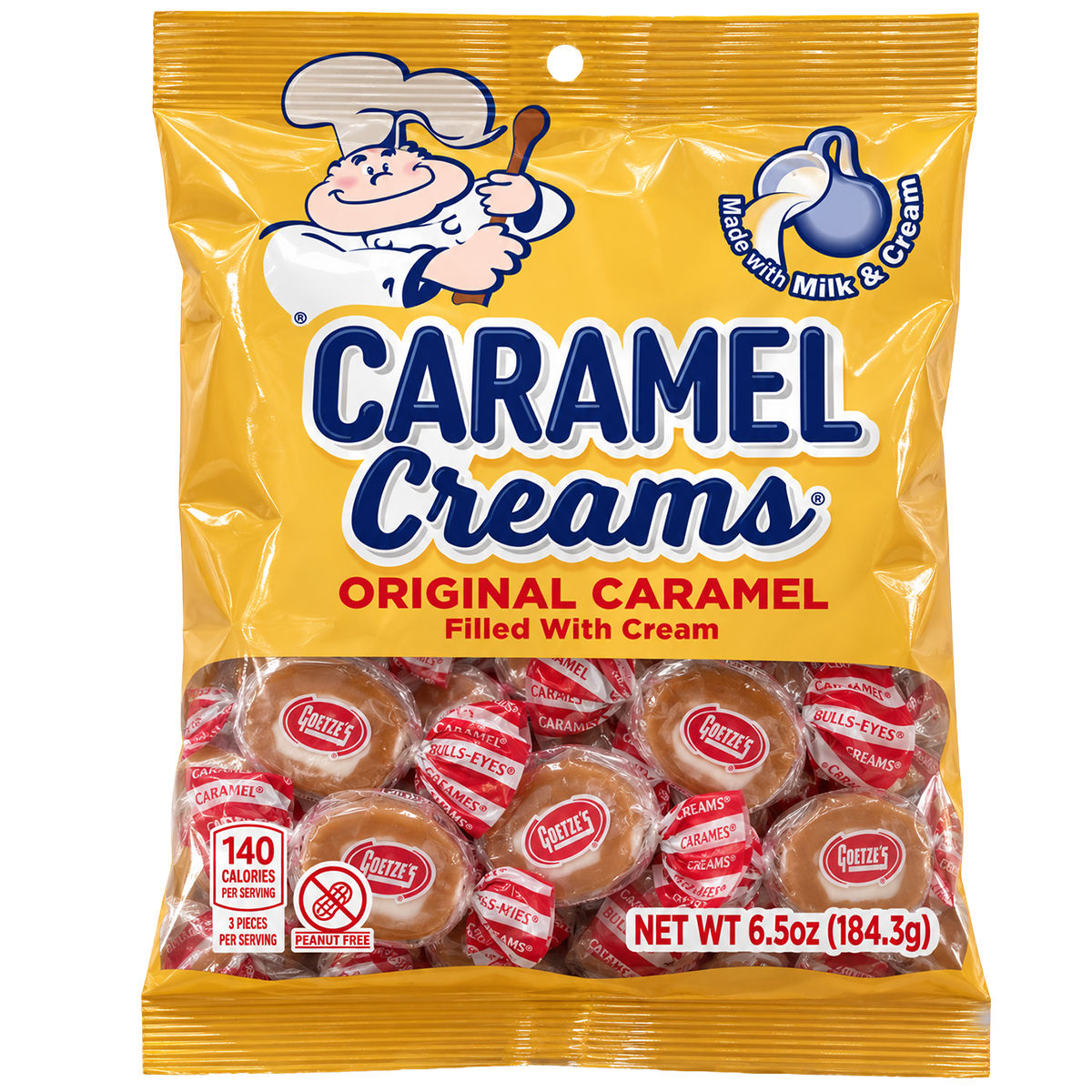 Kitchen Fresh Candies Caramel Creams, 6.5 oz