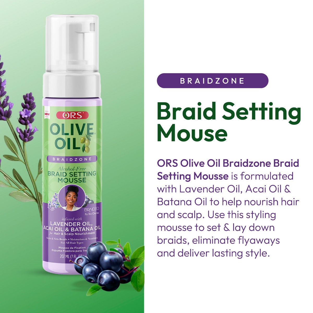 Buy ORS Olive Oil Braidzone Setting Mousse 7oz from Dollar General