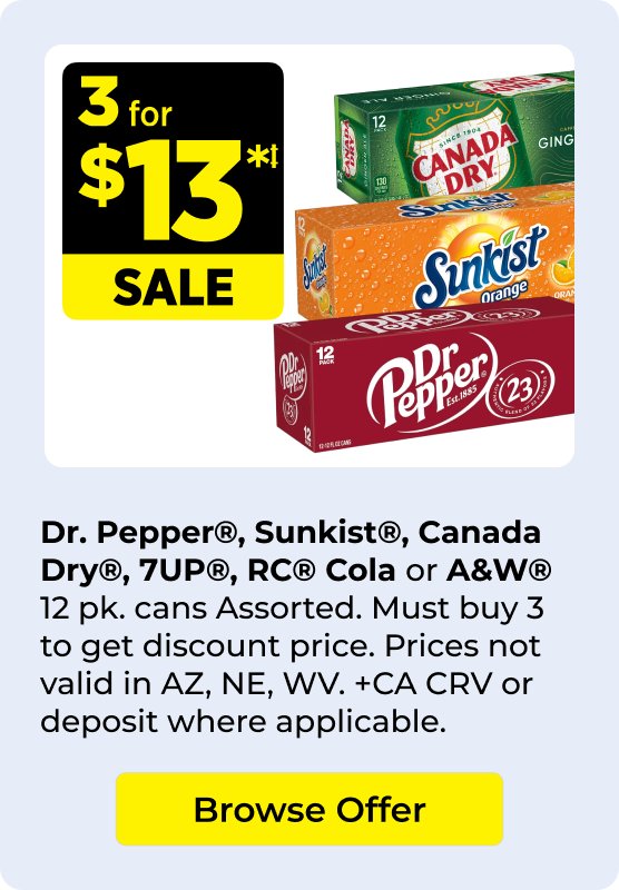 BOGO free soda