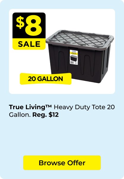 20 gallon tote