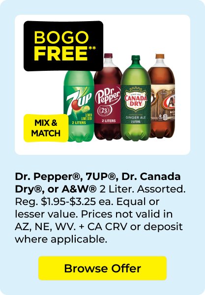 BOGO free soda
