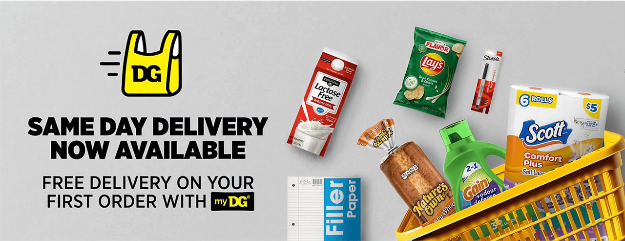 Same Day Delivery Now Available