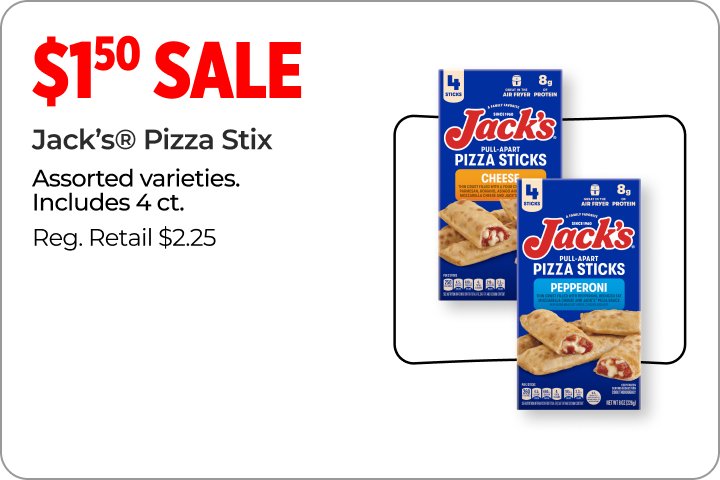 Jacks Pizza Stix
