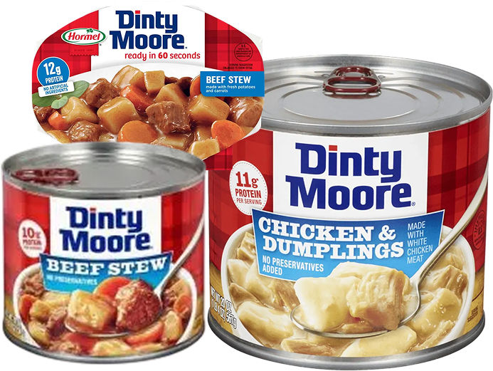 Deals on Dinty Moore or Hormel Canned Food