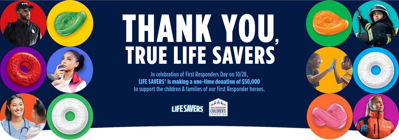 banner image of Life Savers products