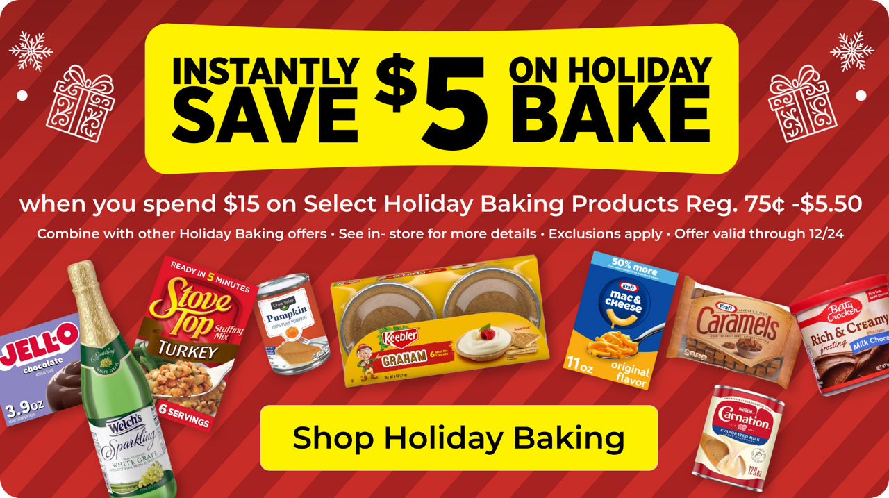 Save on holiday bake