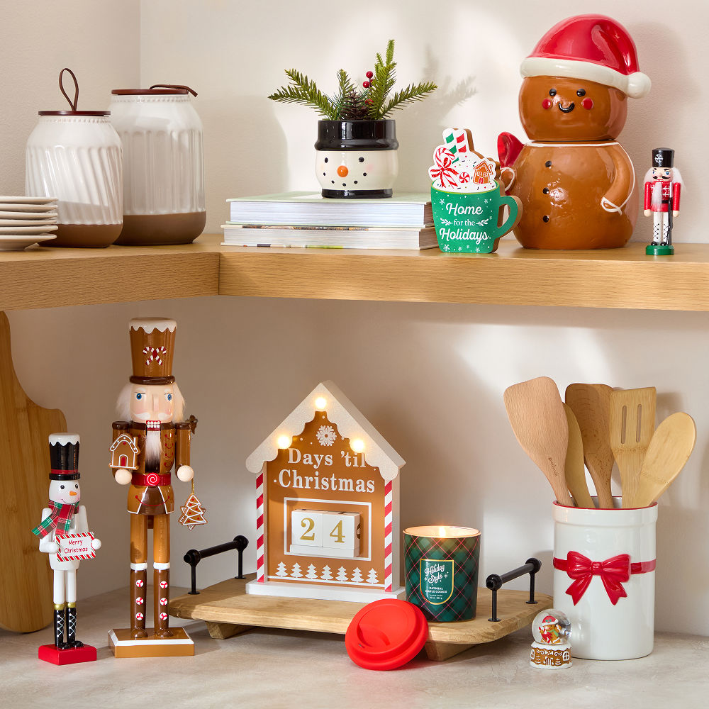 Holiday Décor and Gifts — Christmas decorations, toys, and seasonal home accents