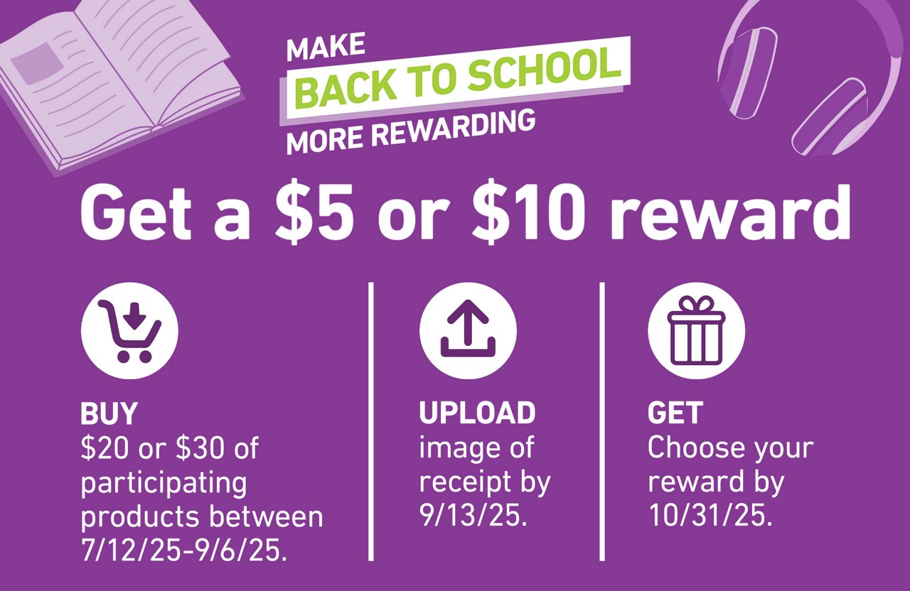 Get a $5 or $10 reward