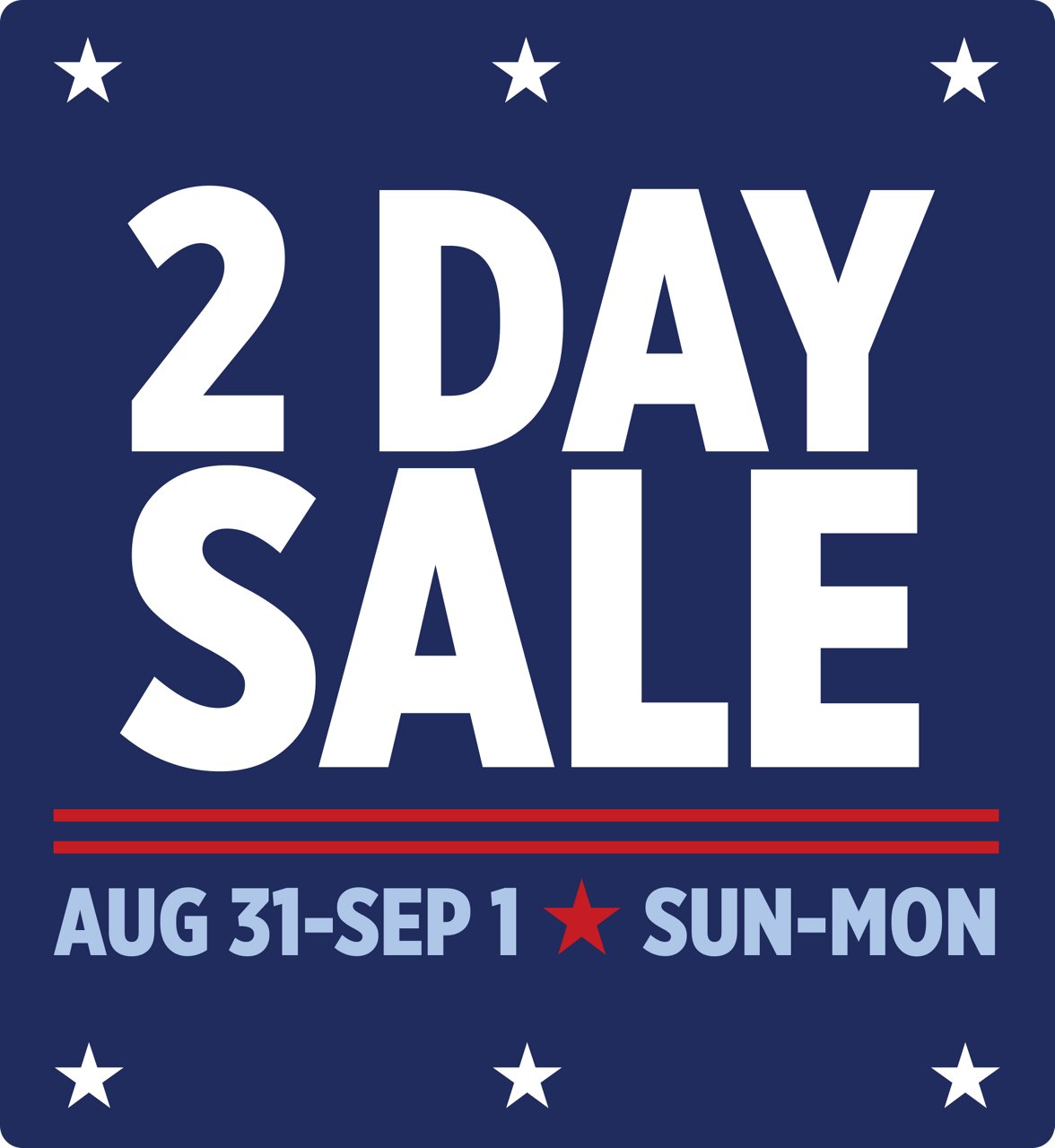 2 day sale