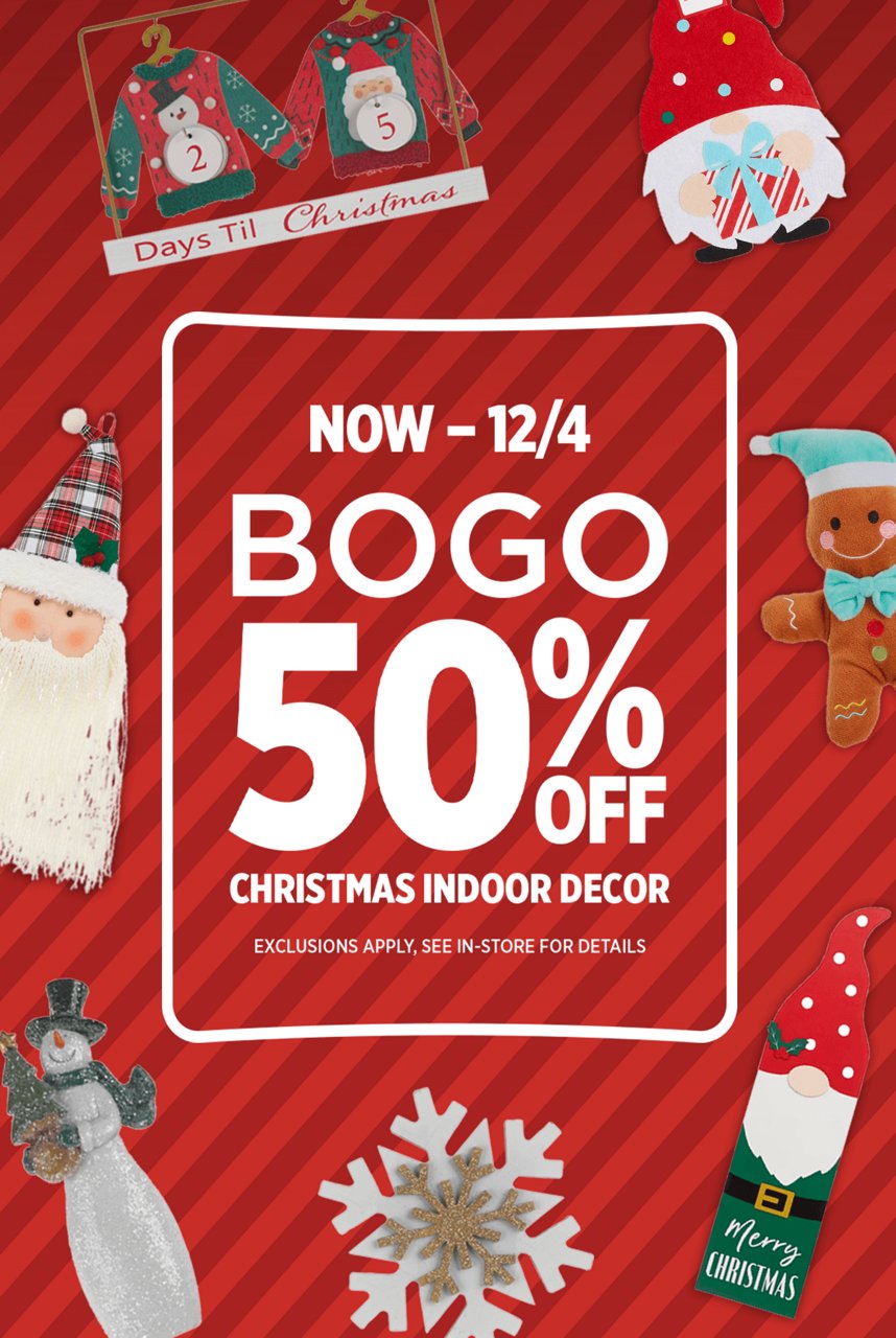 BOGO Christmas Indoor Decor