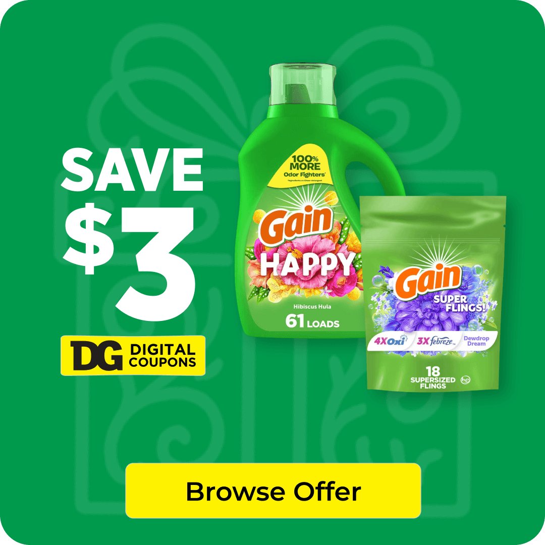 Save $3 on Gain
