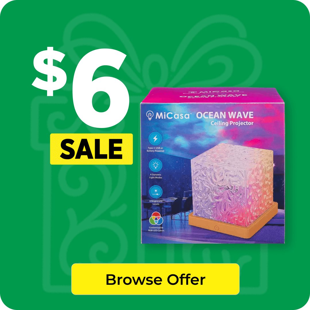 $6 Ocean Wave Ceiling Projector