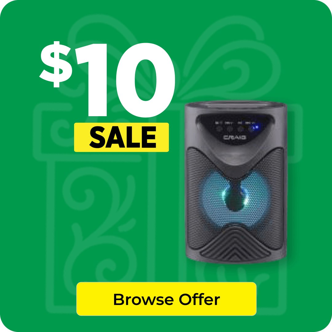 $10 Sale on Speakers