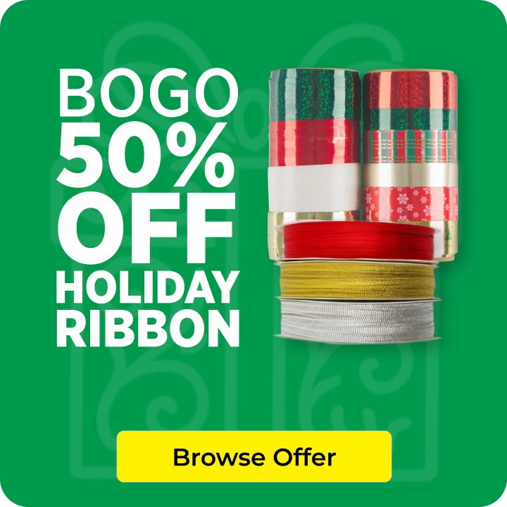BOGO 50% OFF Holiday Ribbon