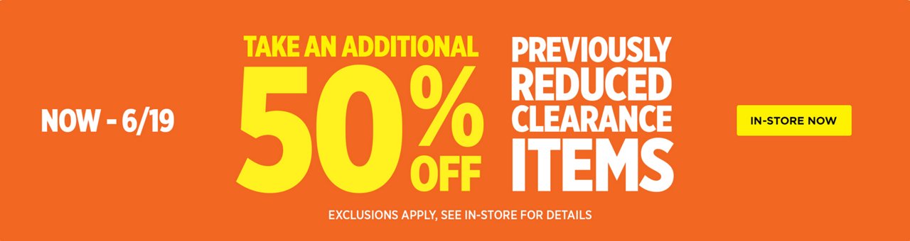 Clearance Event 6/13-6/19